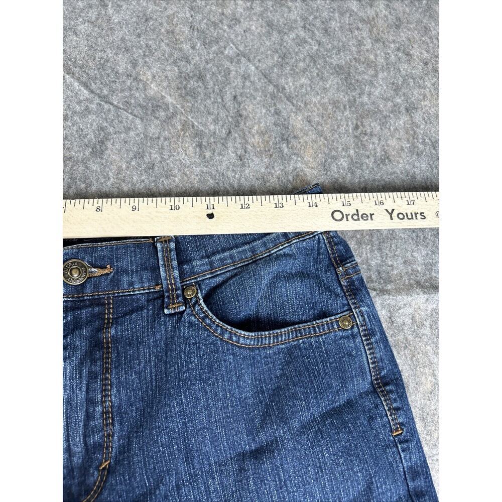Gloria Vanderbilt Capri‎ Blue Jeans Womens 8P All Around Slimming Effect - Picture 4 of 10
